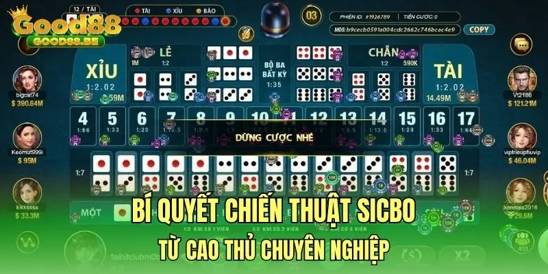 Bí quyết chiến thuật Sicbo từ cao thủ chuyên nghiệp