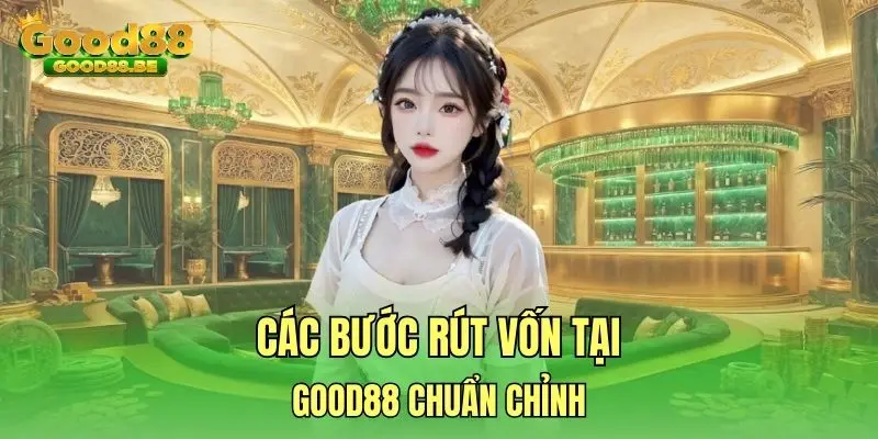 Các bước rút vốn tại Good88 chuẩn chỉnh