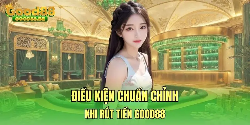 Điều kiện chuẩn chỉnh khi rút tiền Good88
