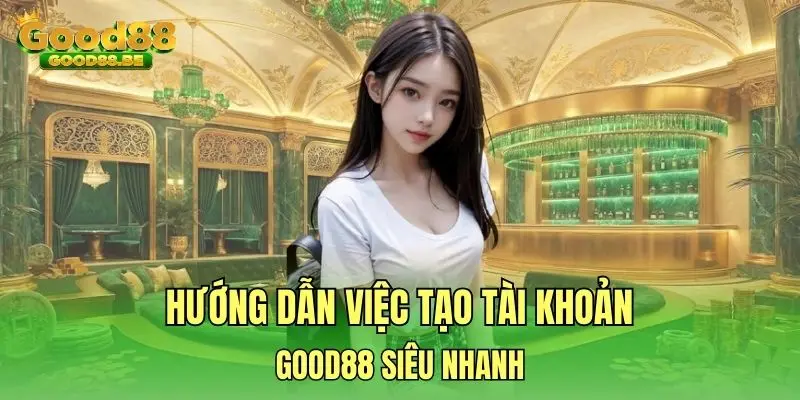 Hướng dẫn việc tạo tài khoản Good88 siêu nhanh