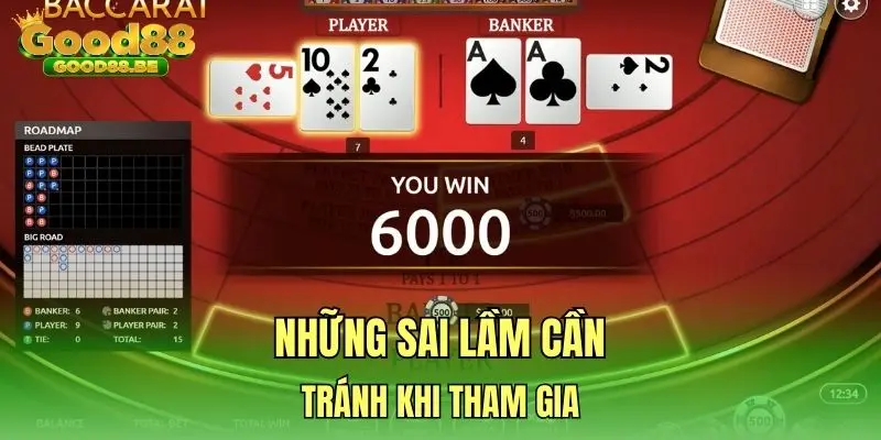 Những sai lầm cần tránh khi tham gia
