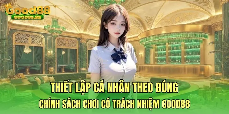 Thiết lập cá nhân theo đúng chính sách chơi có trách nhiệm Good88